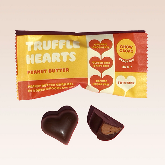 Peanut Butter Truffle Hearts