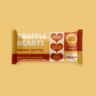 Peanut Butter Truffle Hearts