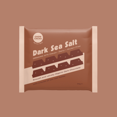 Dark Sea Salt Chocolate Block (60g)