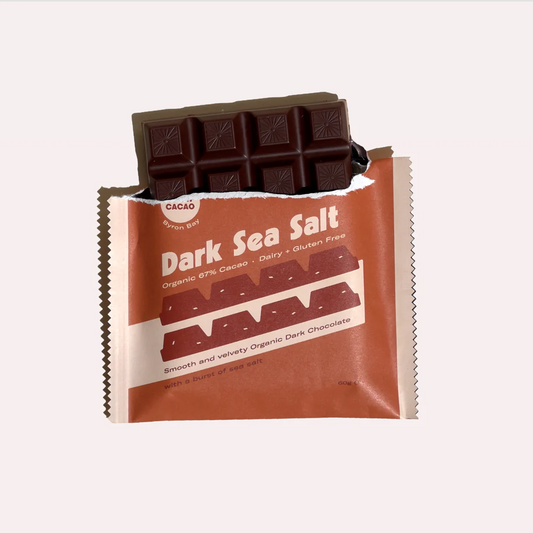 Dark Sea Salt Chocolate Block (60g)